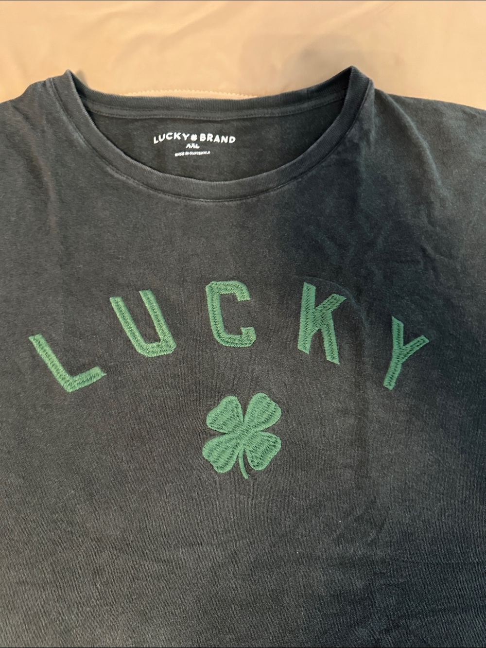 Lucky Brand “Lucky Clover” Graphic Tee – Size XXL - Picture 4 of 5